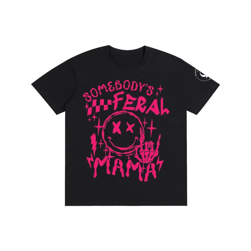 Pink Somebodys Feral Mama Mothers Day.webp
