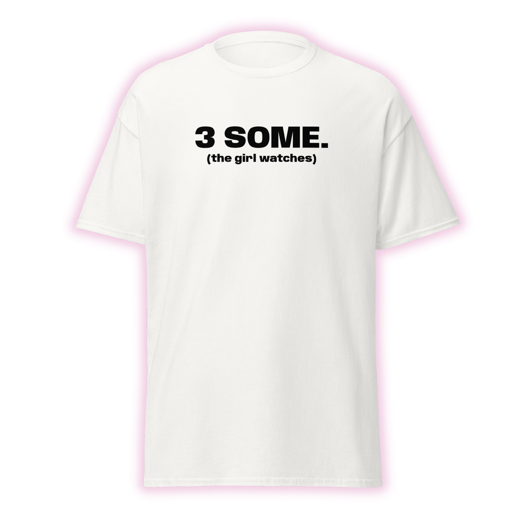 White 3 Some. Shirt