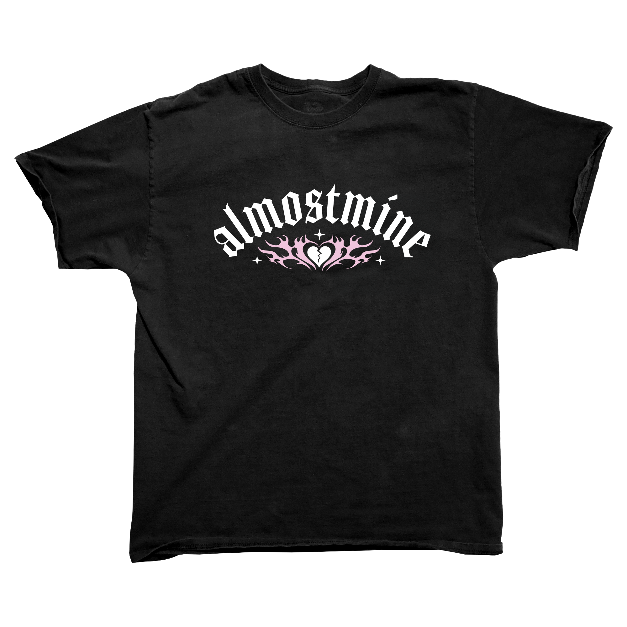 Almostmine Black Y2K Style Shirt