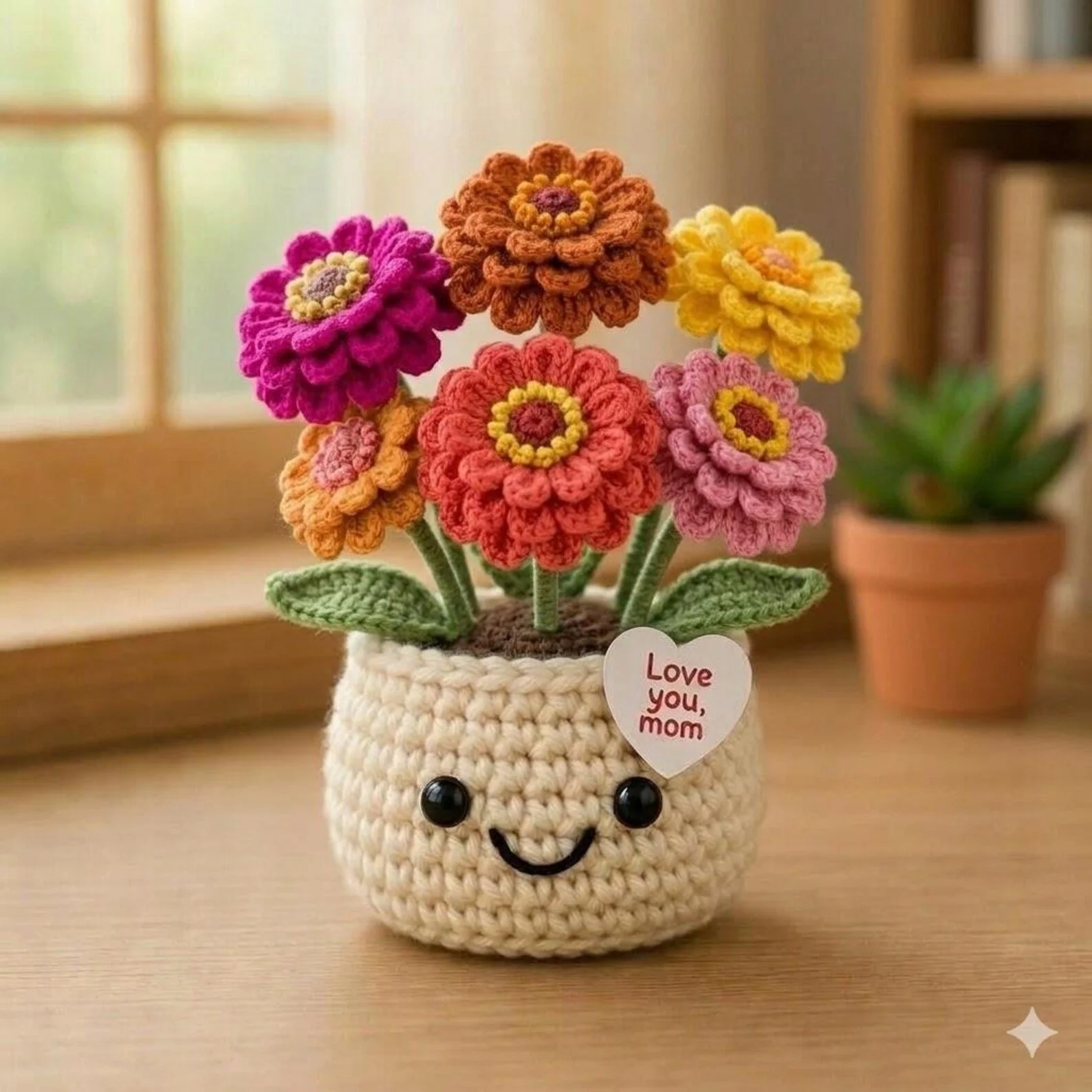 Cute Amigurumi Flower Bouquet