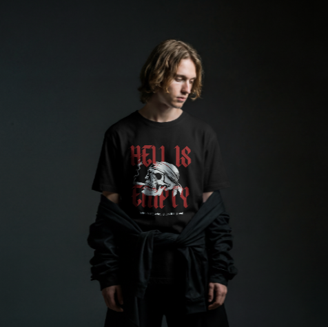 Hell is Empty: Graphic Oversized Tee