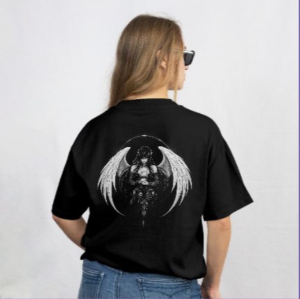 Seraph In Silence: Oversized Streetwear Tee