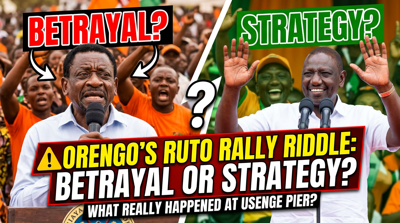 🚨Orengo’s Ruto Rally Riddle – Linda Mwananchi's Betrayal or Strategy? 🇰🇪