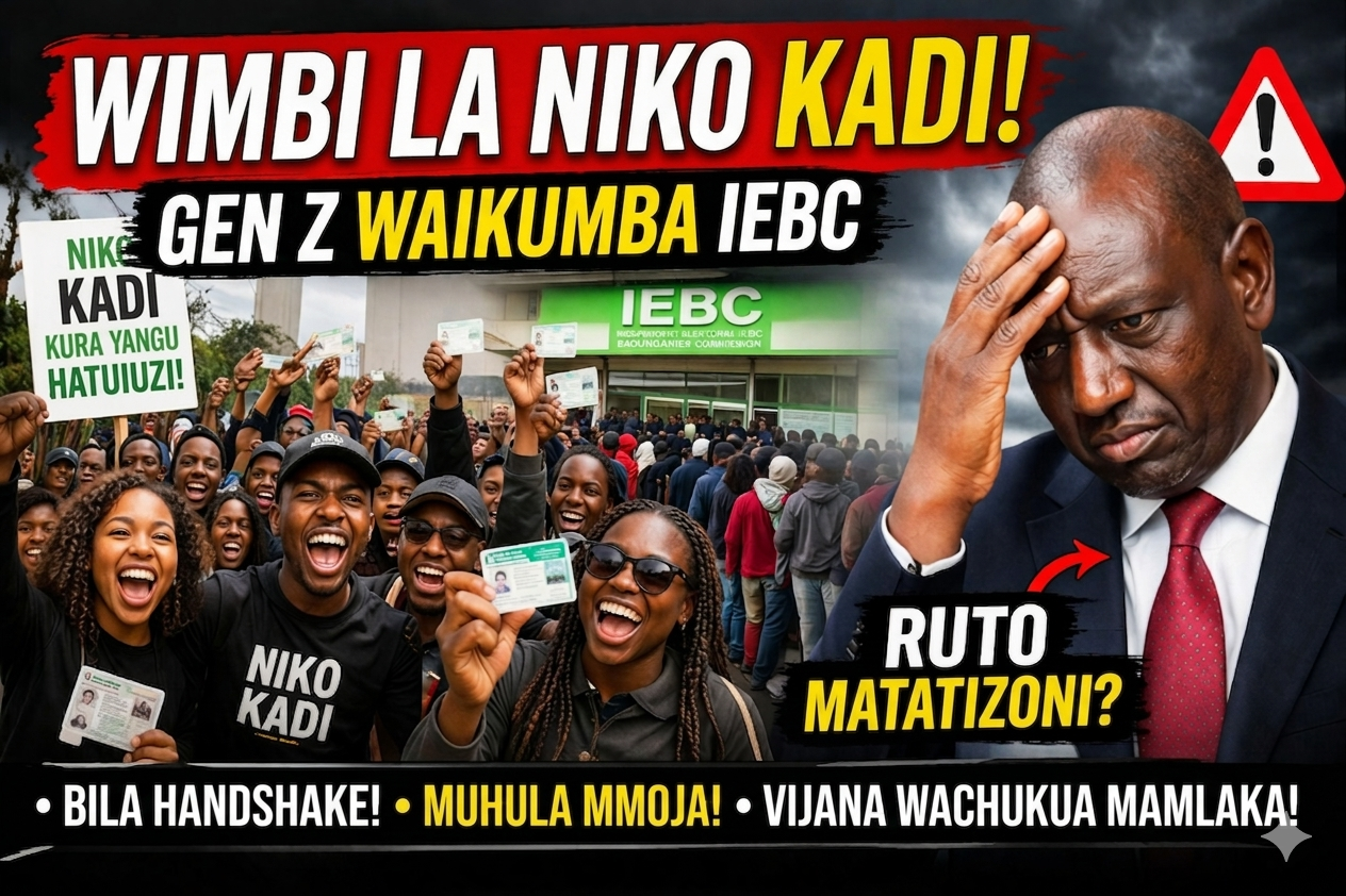 🚨 NIKO KADI! Gen Z Wafurika IEBC: Je, Hii Ndio Mwisho wa Rais Ruto? 🇰🇪| Sikiliza TV Ep 25 Swahili