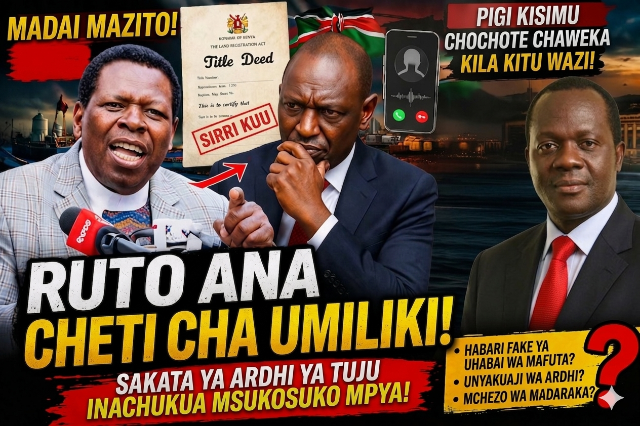🚨SAKATA LA TUJU: "Kwa Nini Rais Ana Hati ya Ardhi?" Eugene Wamalwa | Sikiliza TV Ep 27 Swahili 🇰🇪