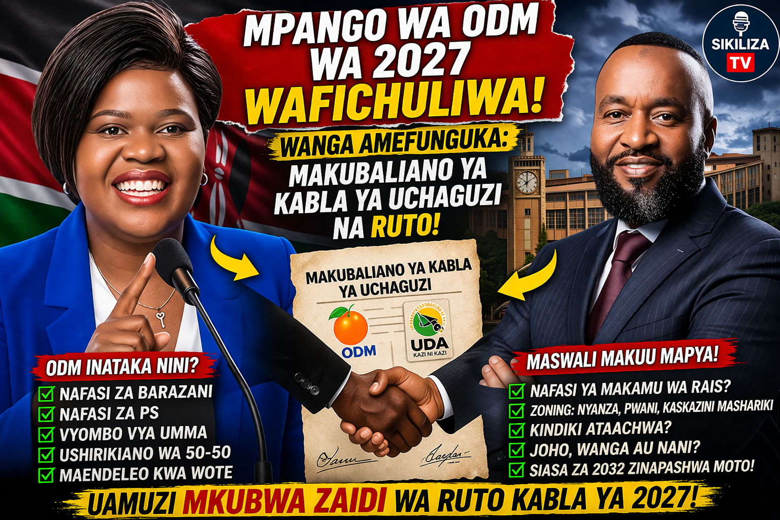 🚨 Governor Gladys Wanga Afichua Mpango wa Siri na Rais Ruto | Sikiliza TV 31 Swahili 🇰🇪