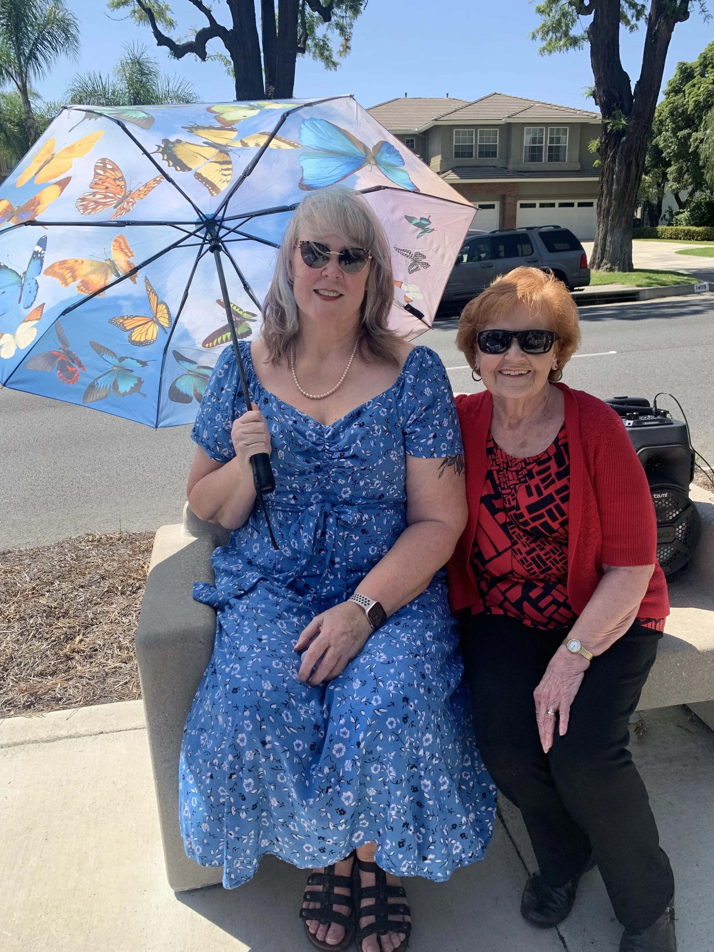 Sister City Board Members Joyce Johnson and Carol Zahniser