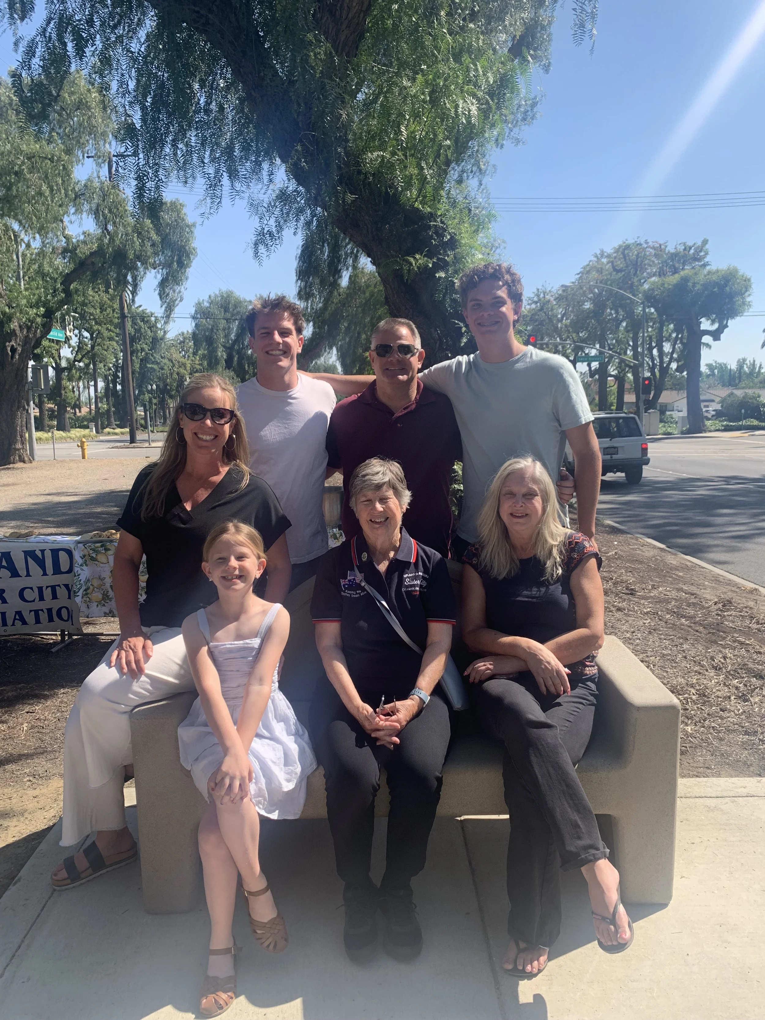 Board Member Sarah Richardson, the Burke Family and Julie Bridge