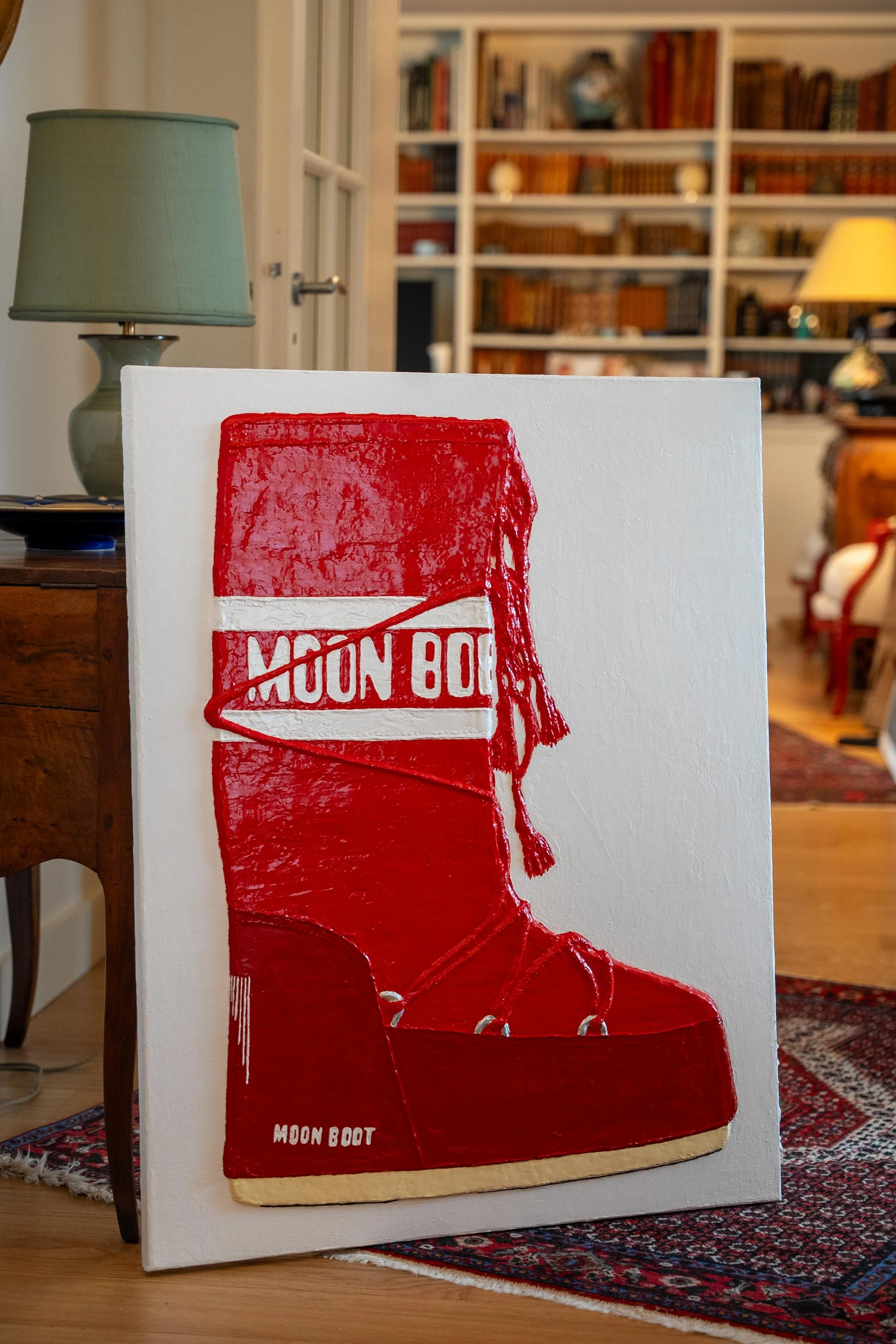 MOON BOOT ROUGE