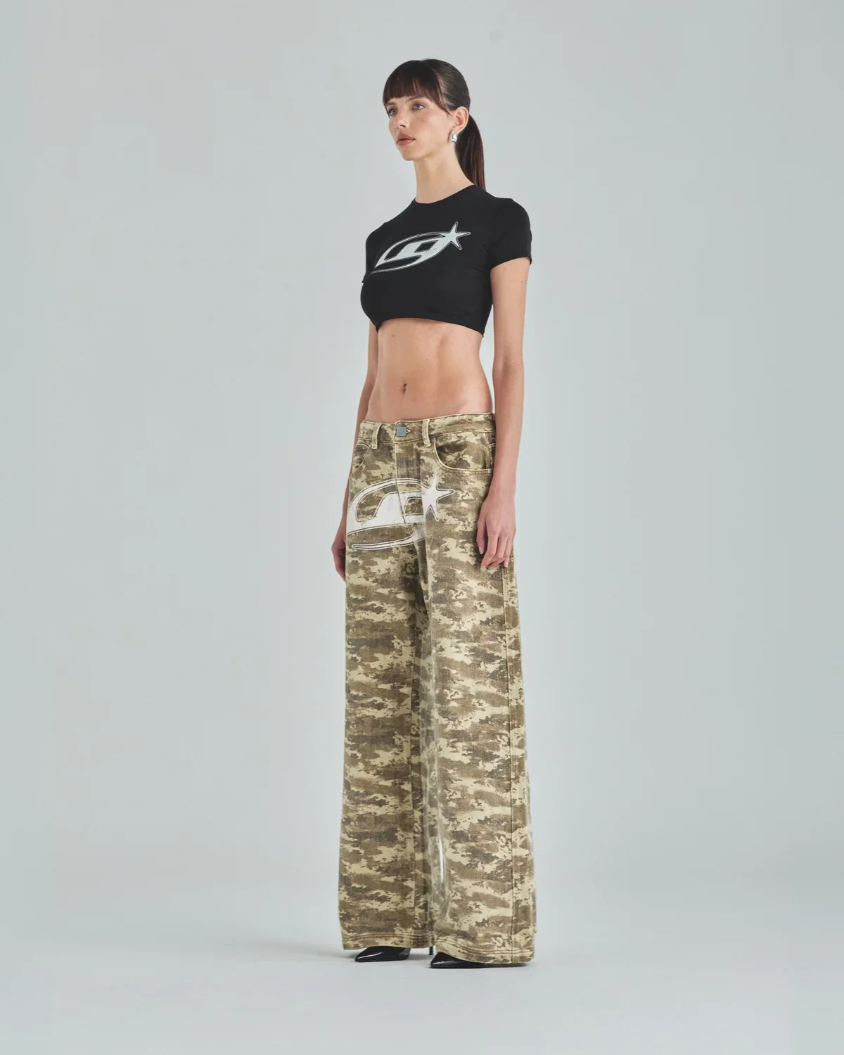 UNDERGOLD  Wide Jean Light Cammo