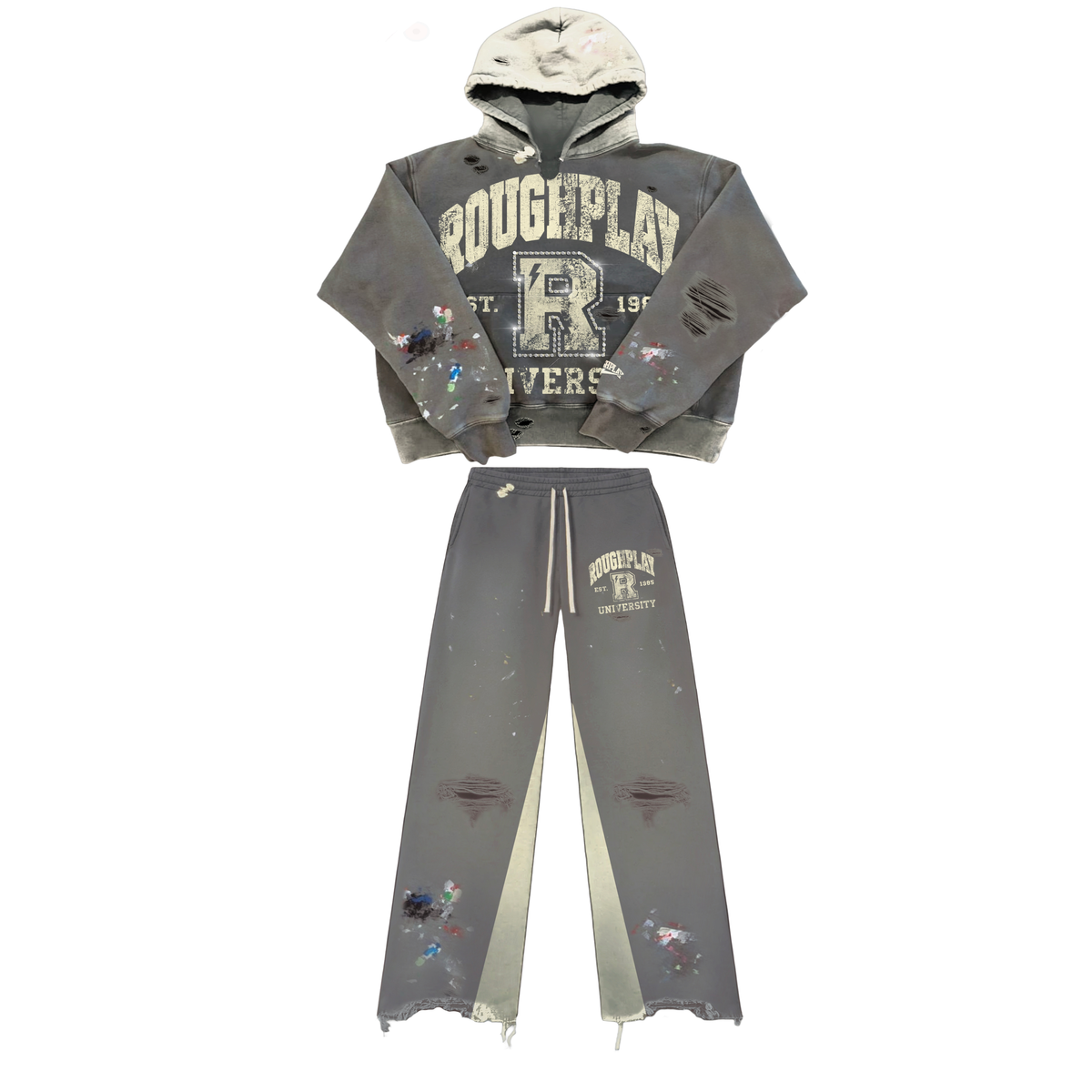 ROUGHPLAY OLIVE/GREY TWO TONE SET