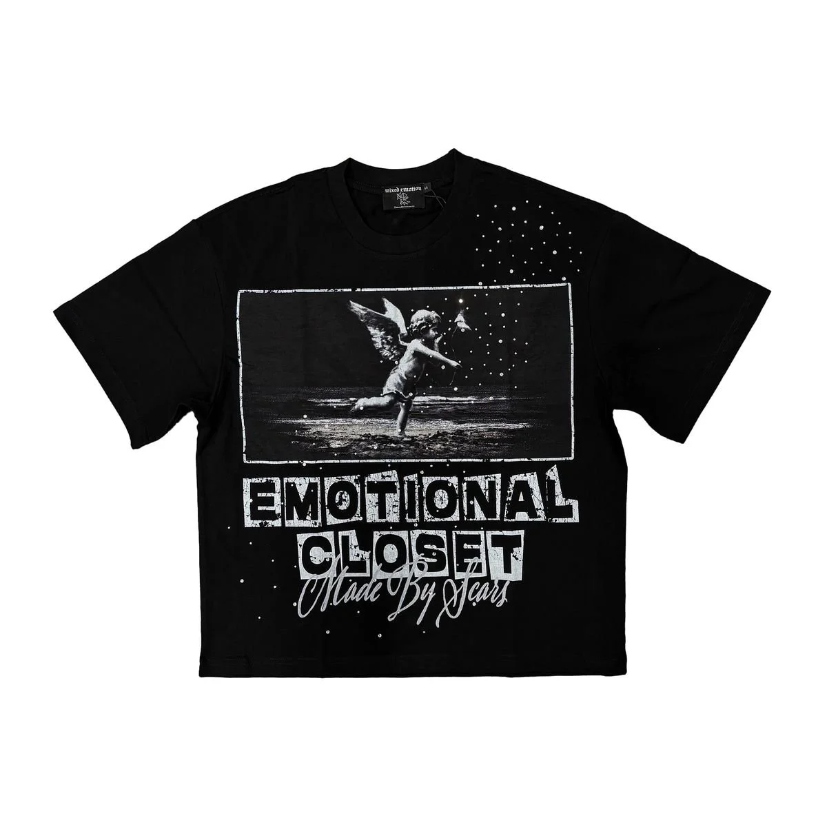 Black “scar” Tee