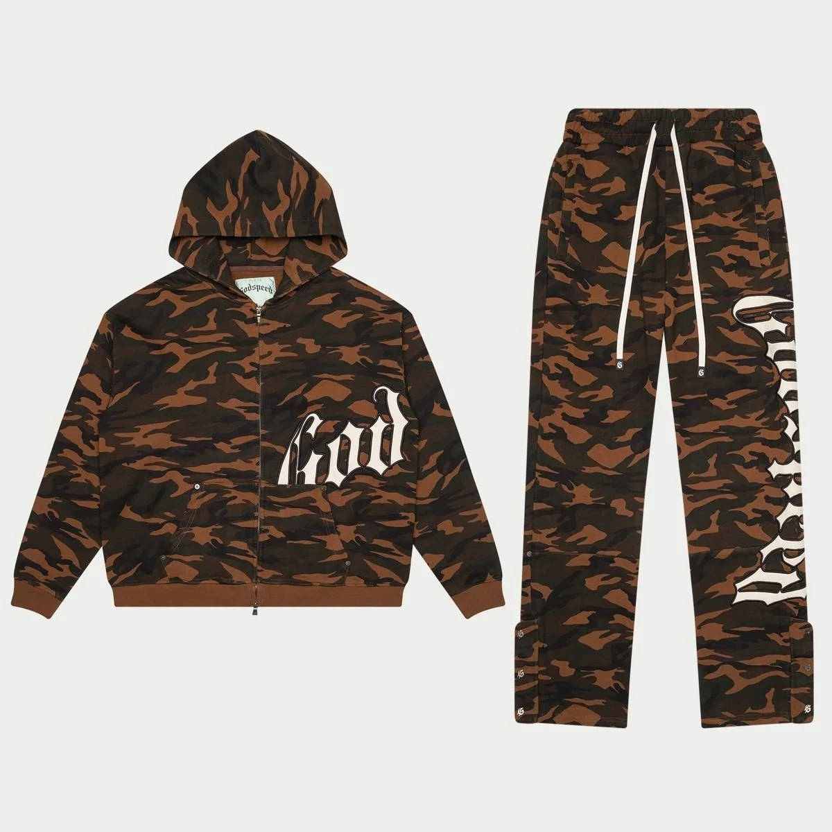 GODSPEED  Sweatsuit (Brown Camo)