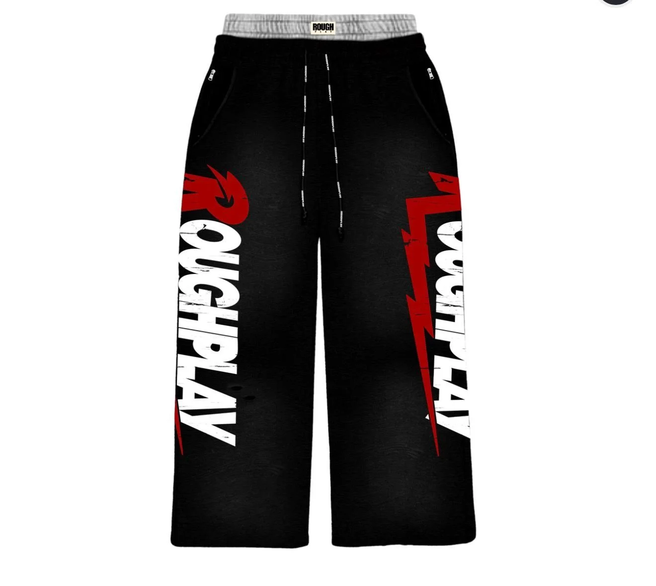 ROUGHPLAY DOUBLE SWEATS BLK/RED