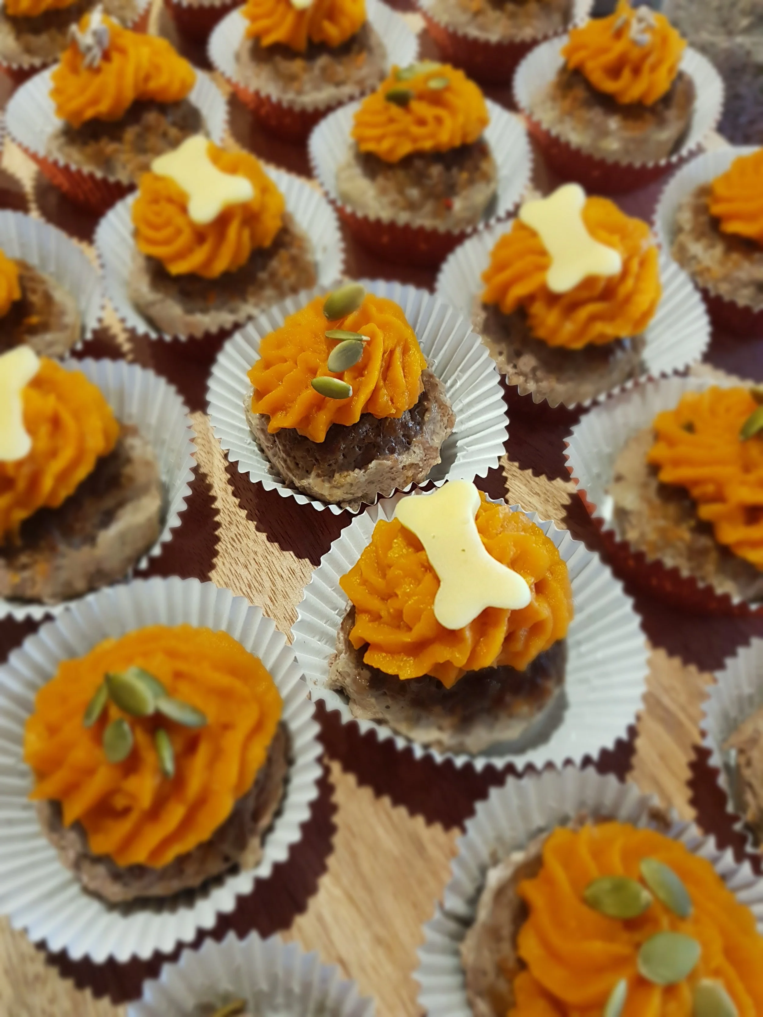 Beef & Cheese Pupcakes