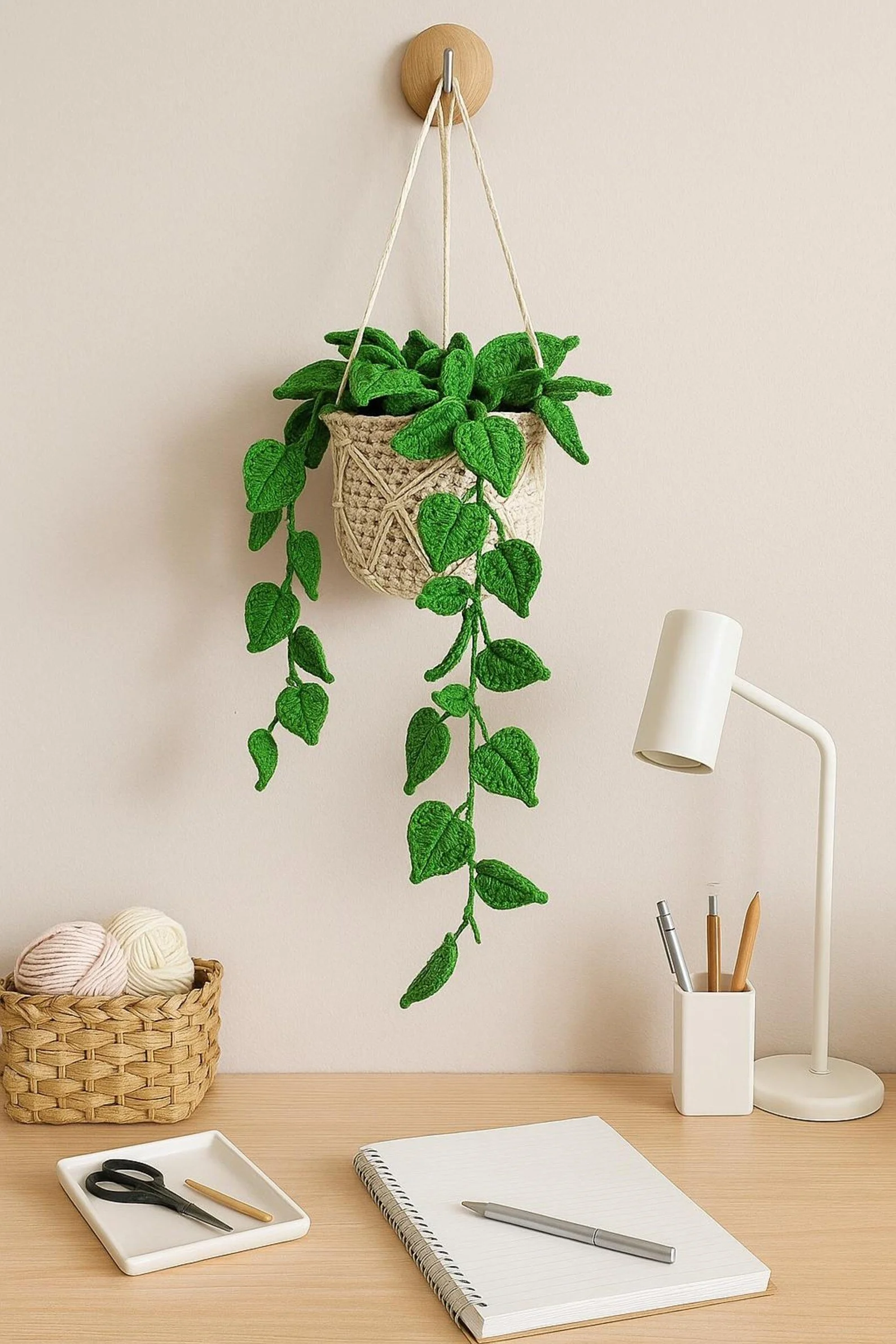 Crochet Hanging Plant