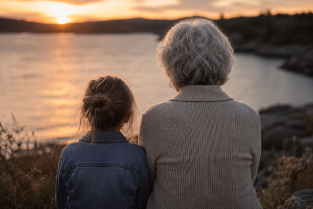 «Mamma, skal jeg telle solstrålene dine?»