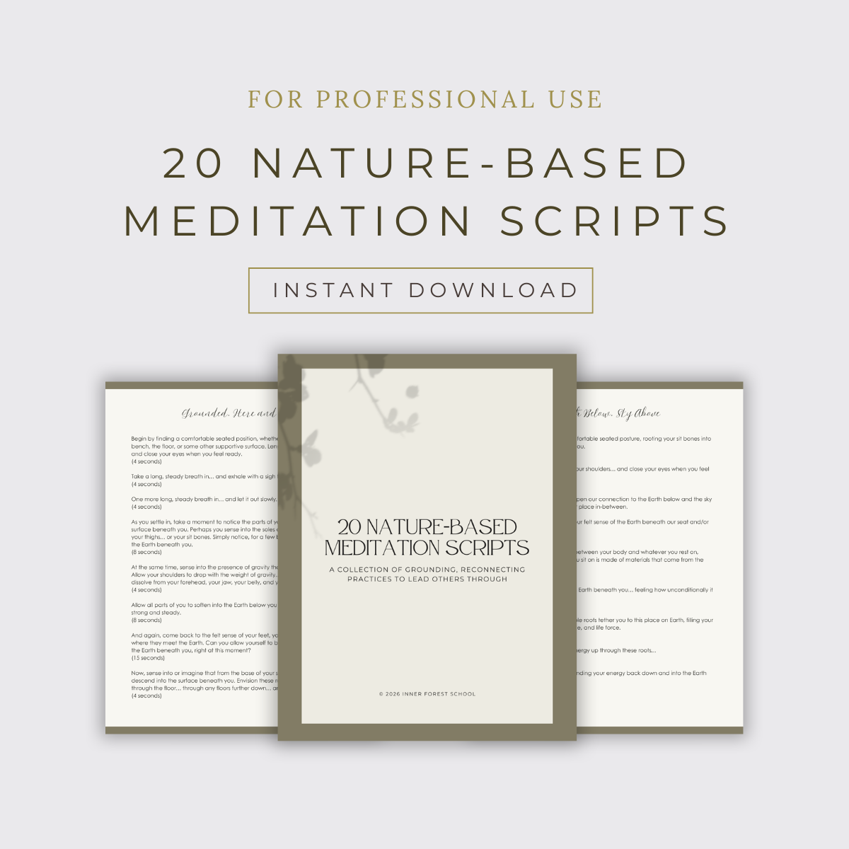 Nature Based Script 20 Nature Meditation Scripts — Inner Forest School