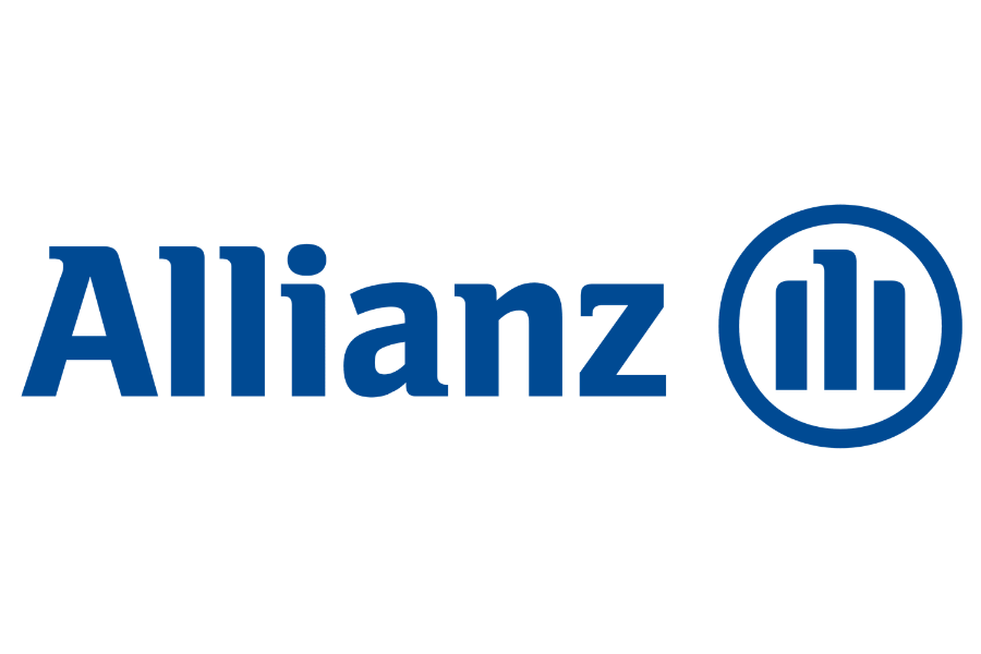 Allianz logo in dark blue with a stylized circle and two vertical lines resembling the letter 'II'.