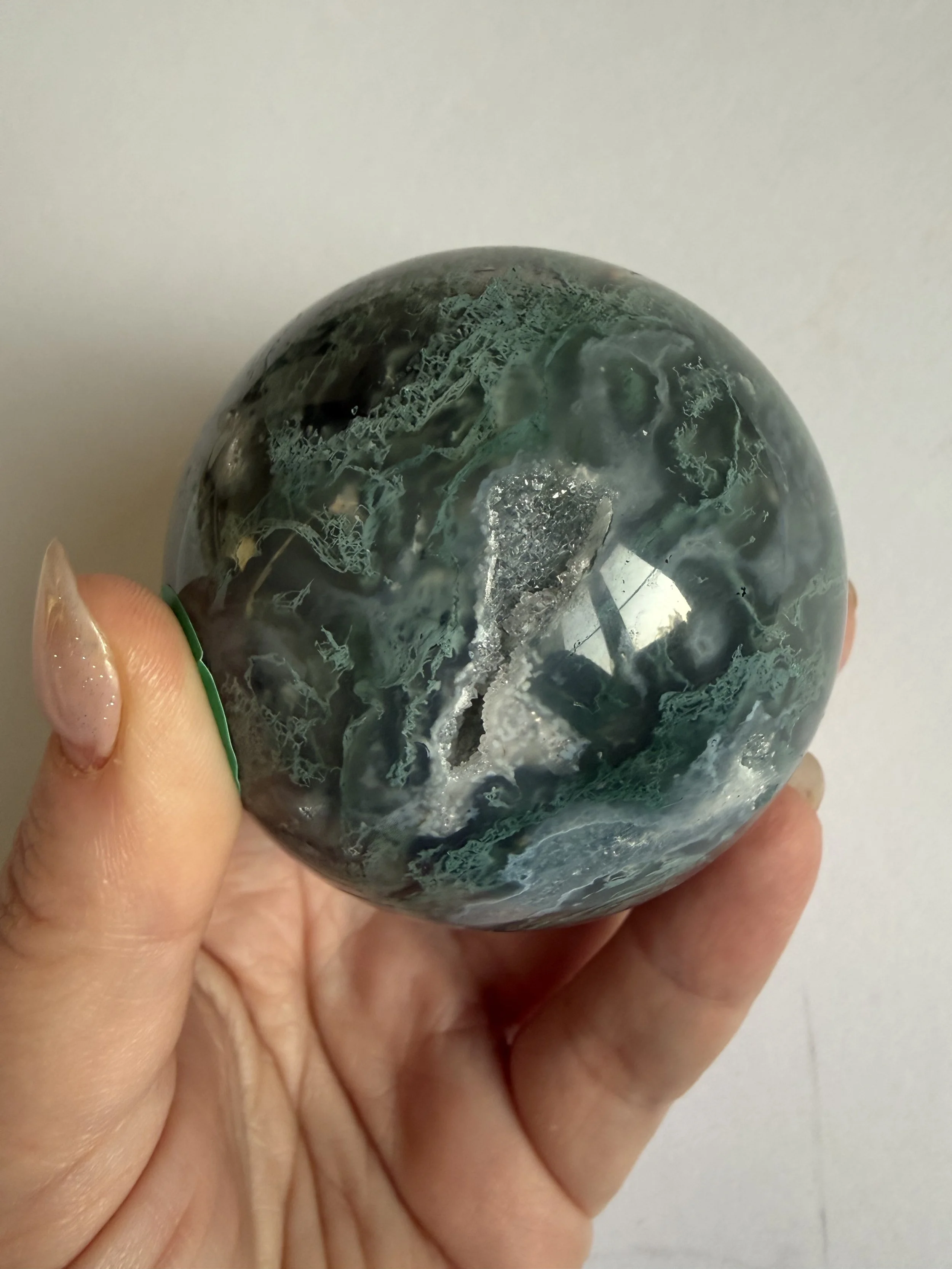 Moss Agate Sphere (B)