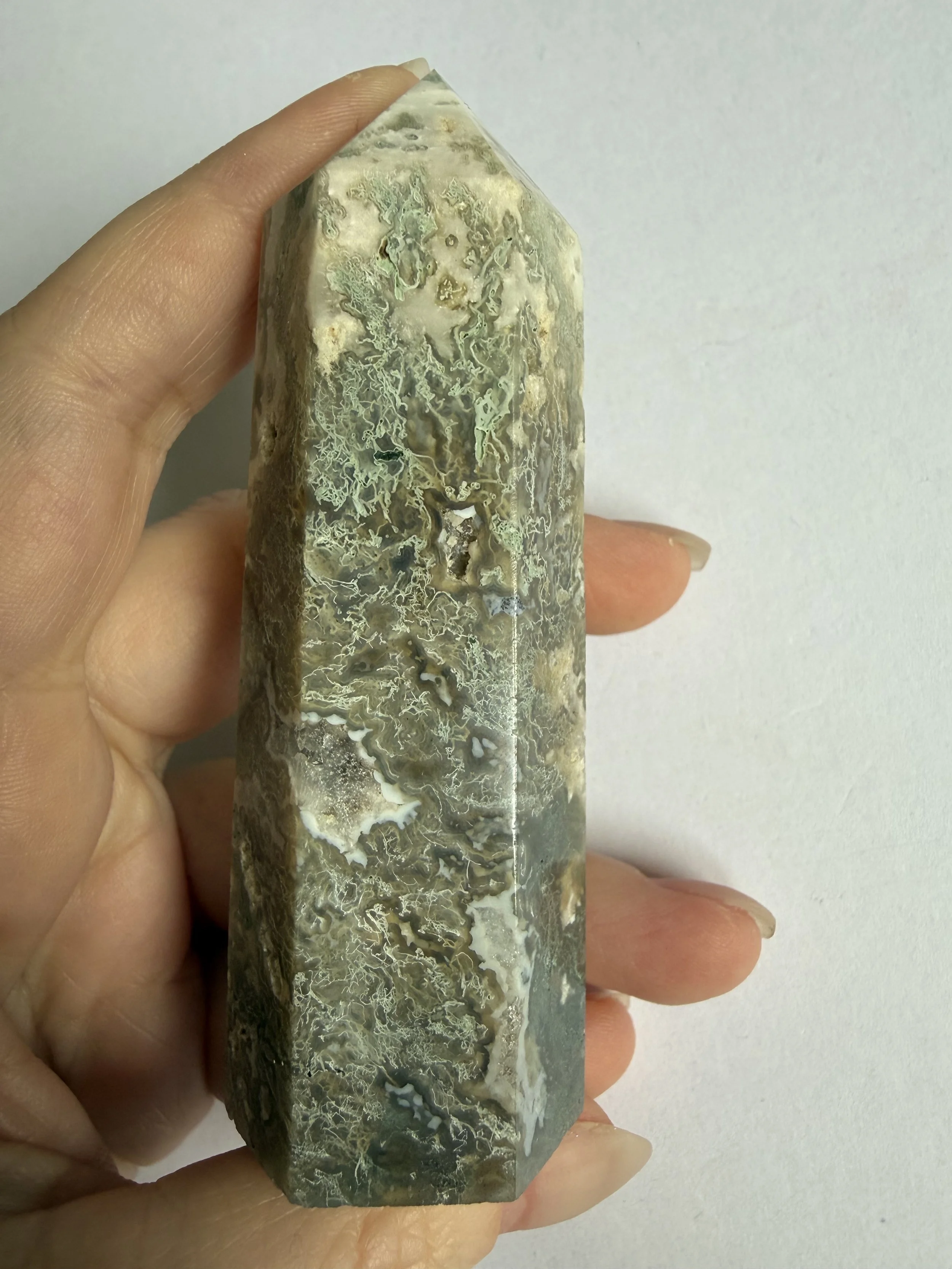 Moss Agate Tower (B) - Small