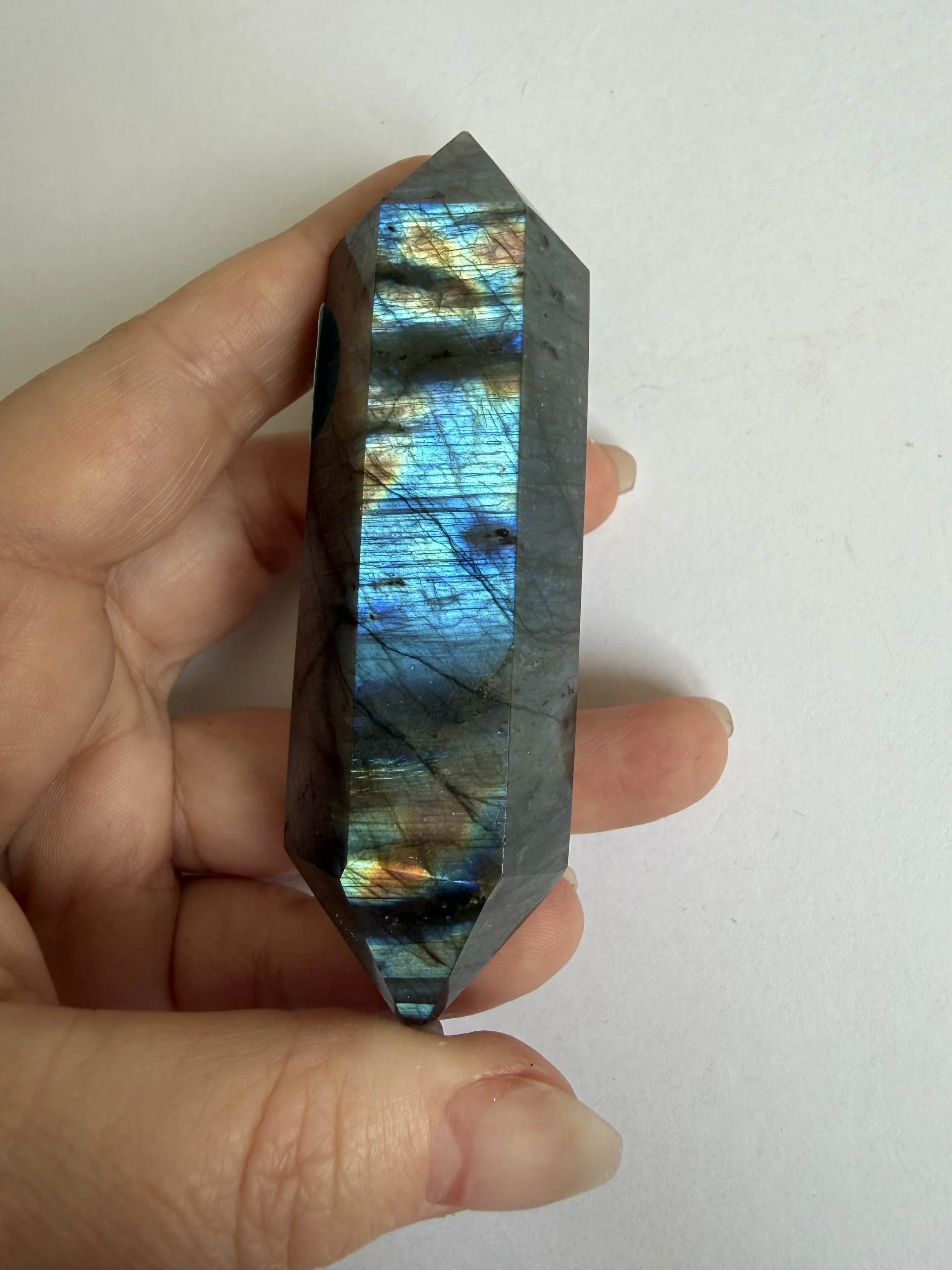 Labradorite Double Terminated Point