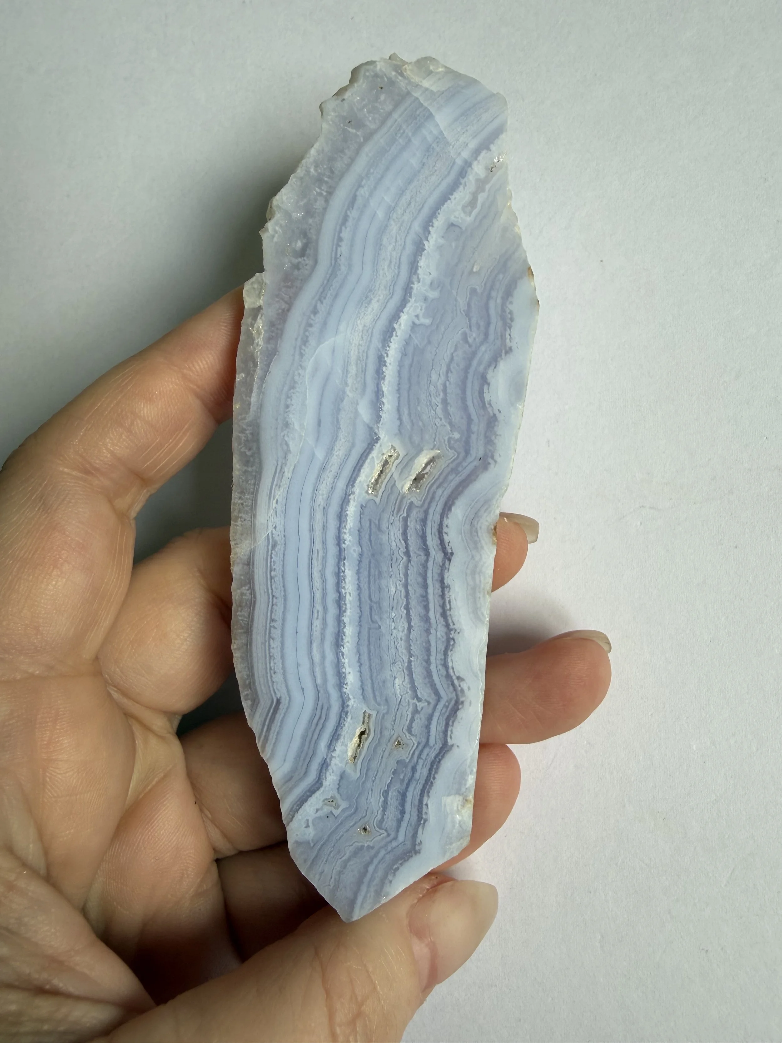 Blue Lace Agate Slab
