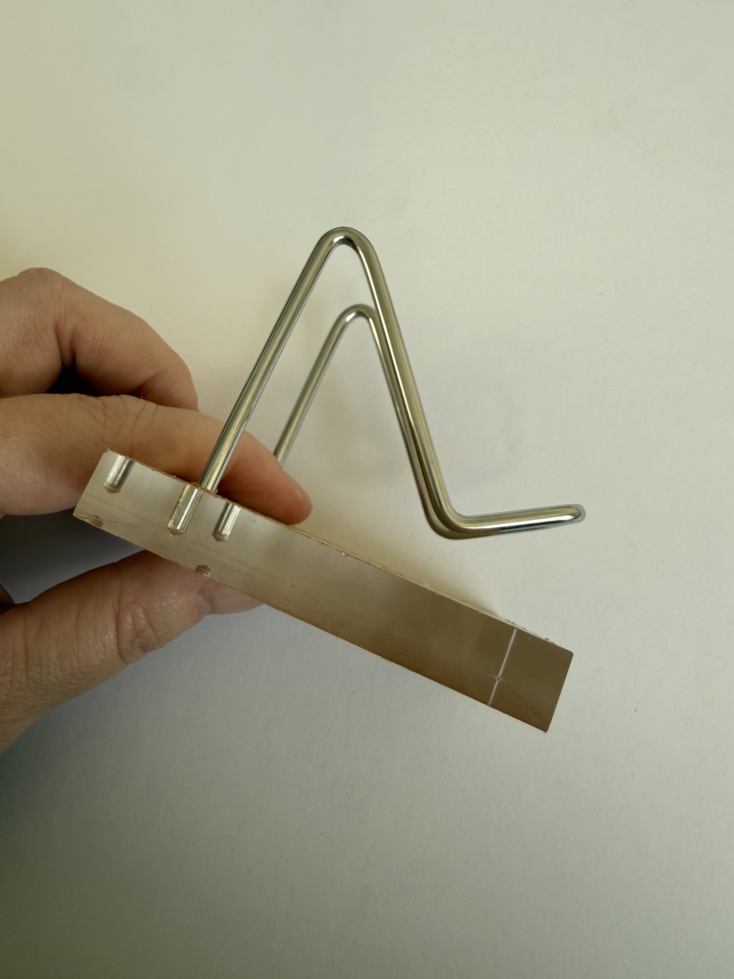 Silver Display Stand on Acrylic Base