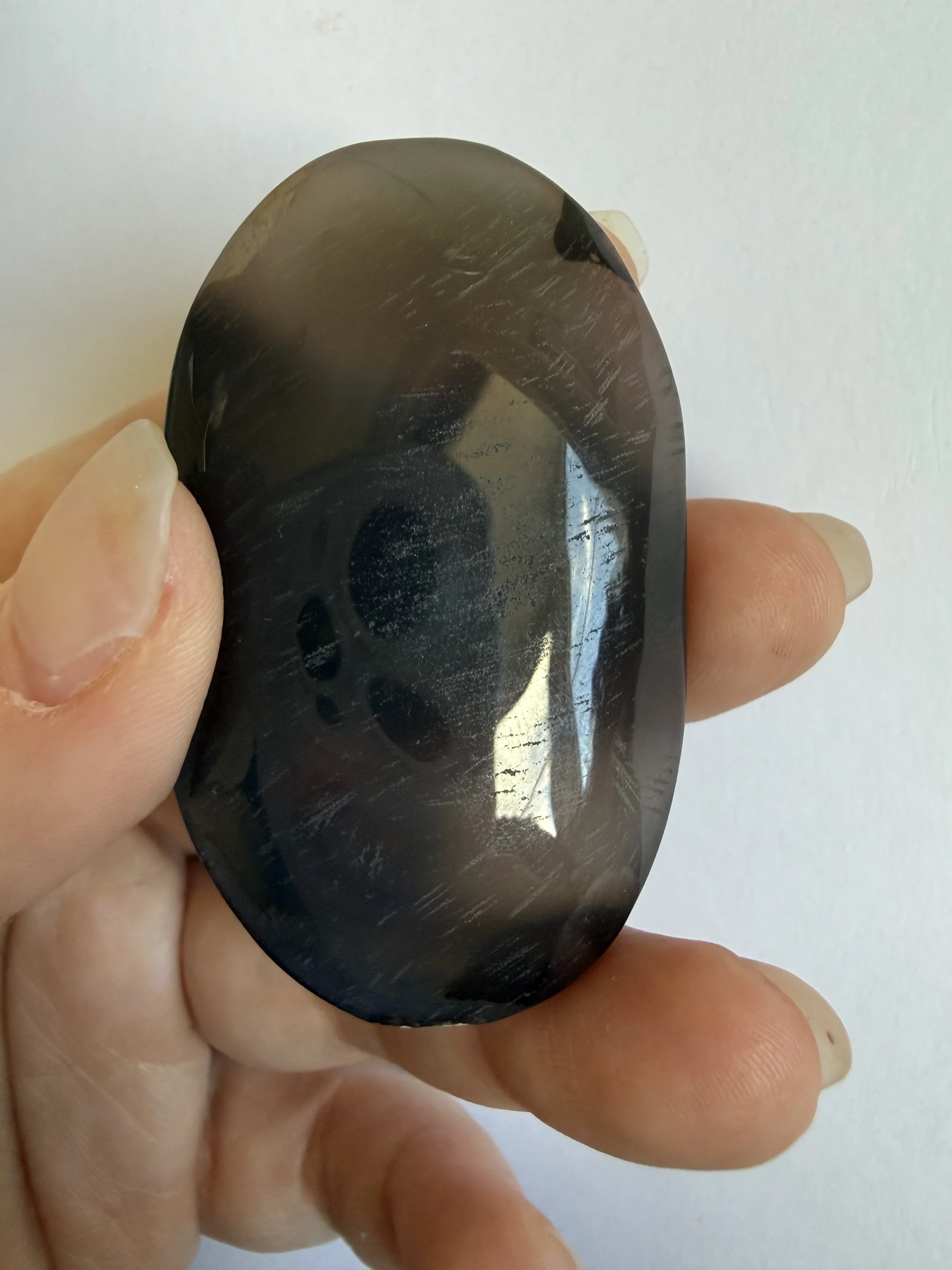 Volcano Agate Palmstone (B)