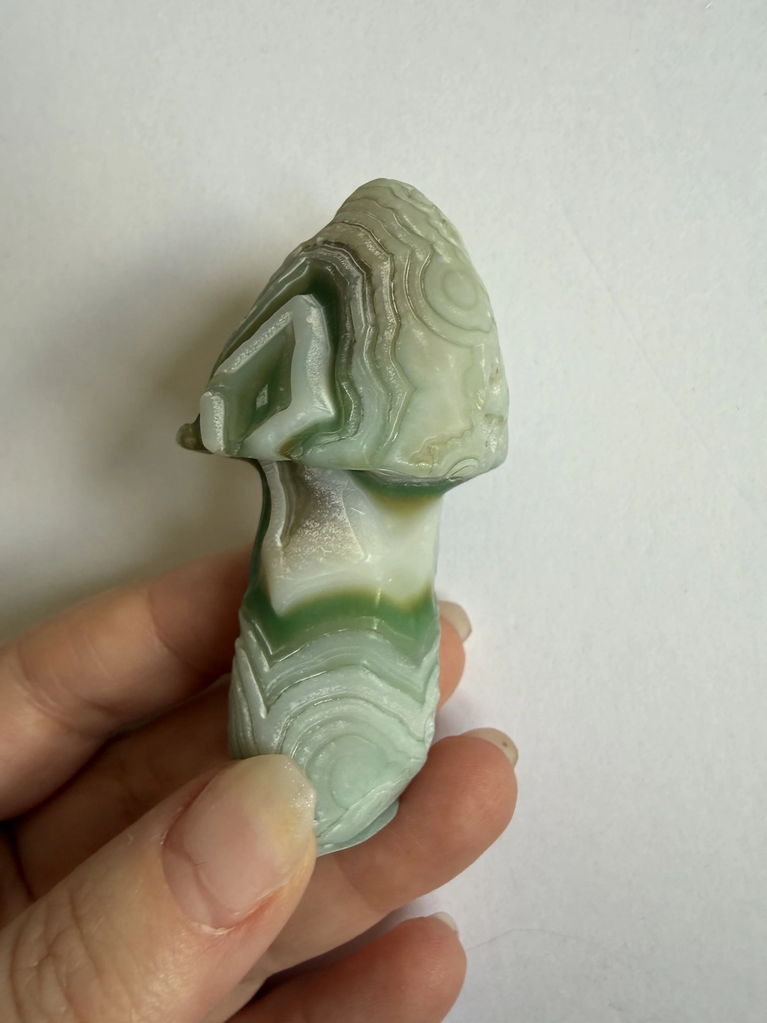 Gobi Agate Mushroom Carving