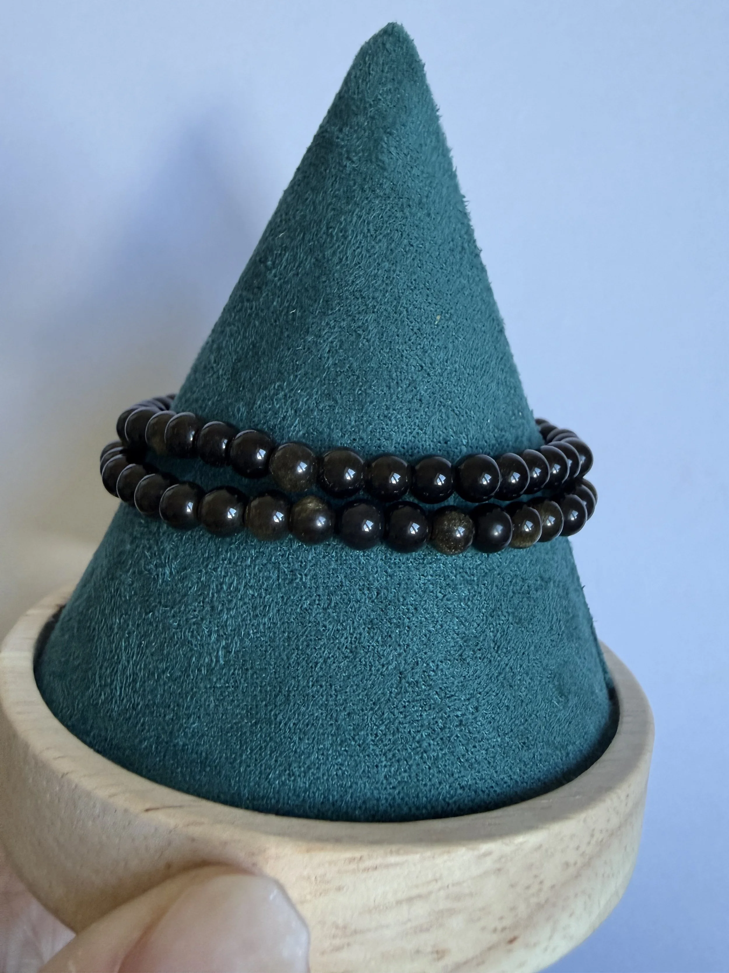 Golden Obsidian - 3mm Bracelet