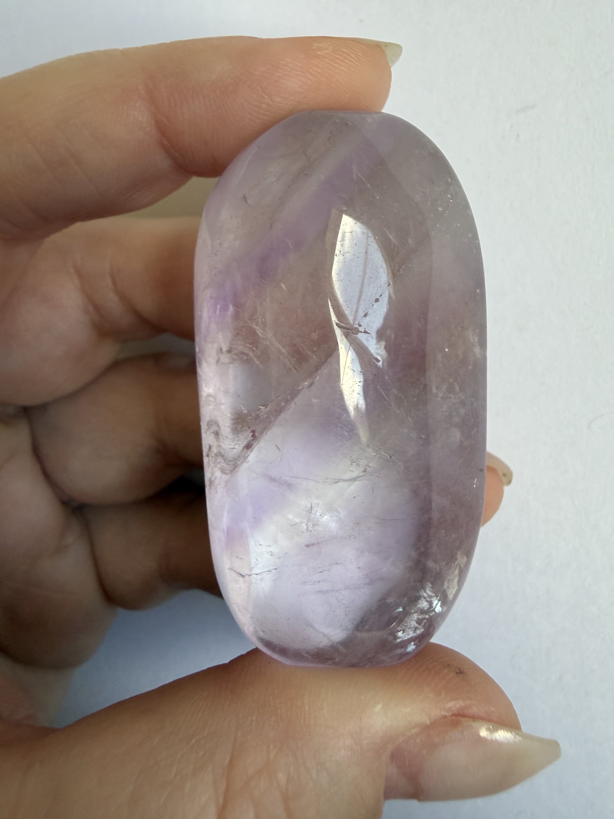 Lilac Amethyst Palmstone