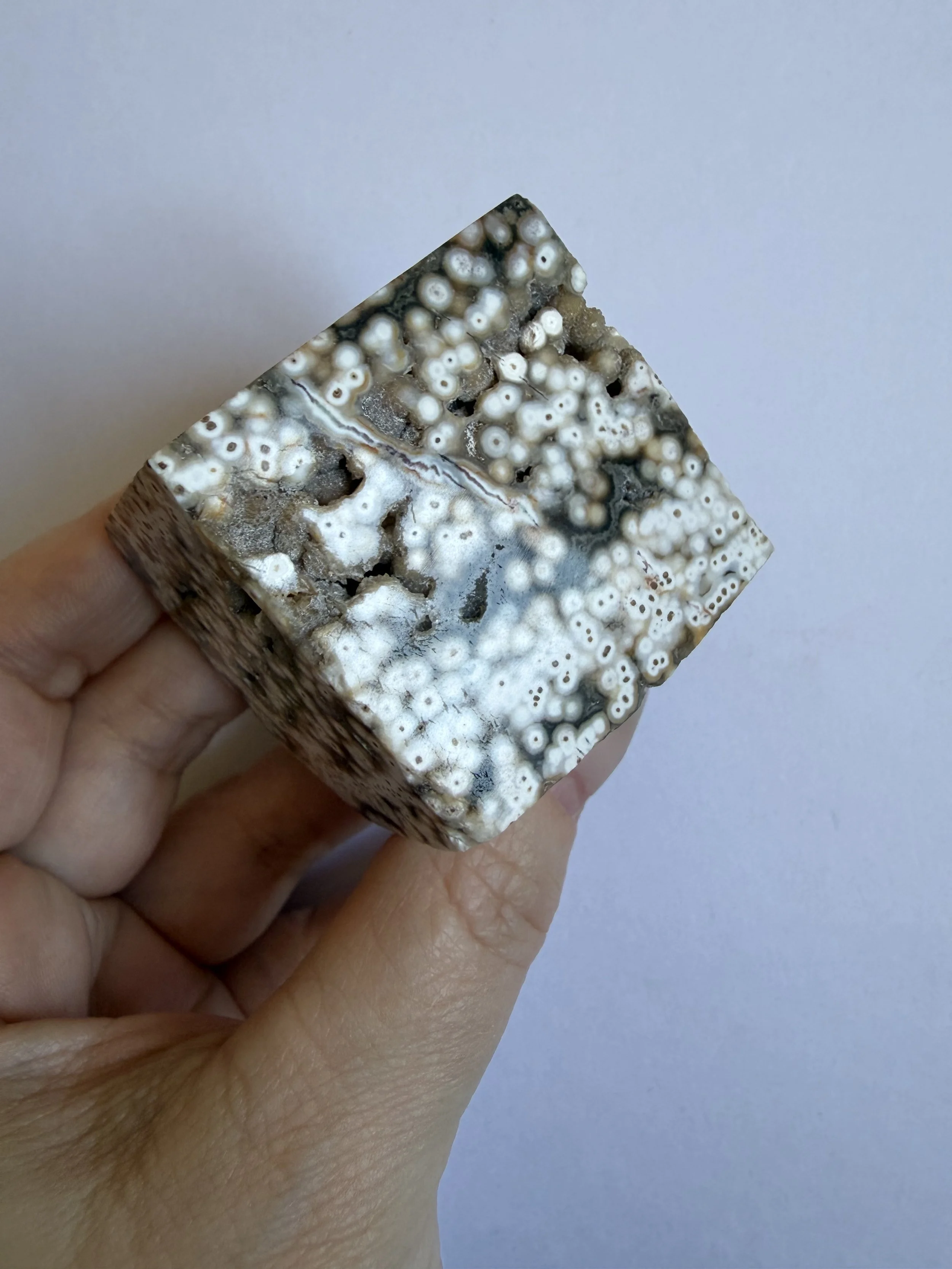 Ocean Jasper Floating Cube