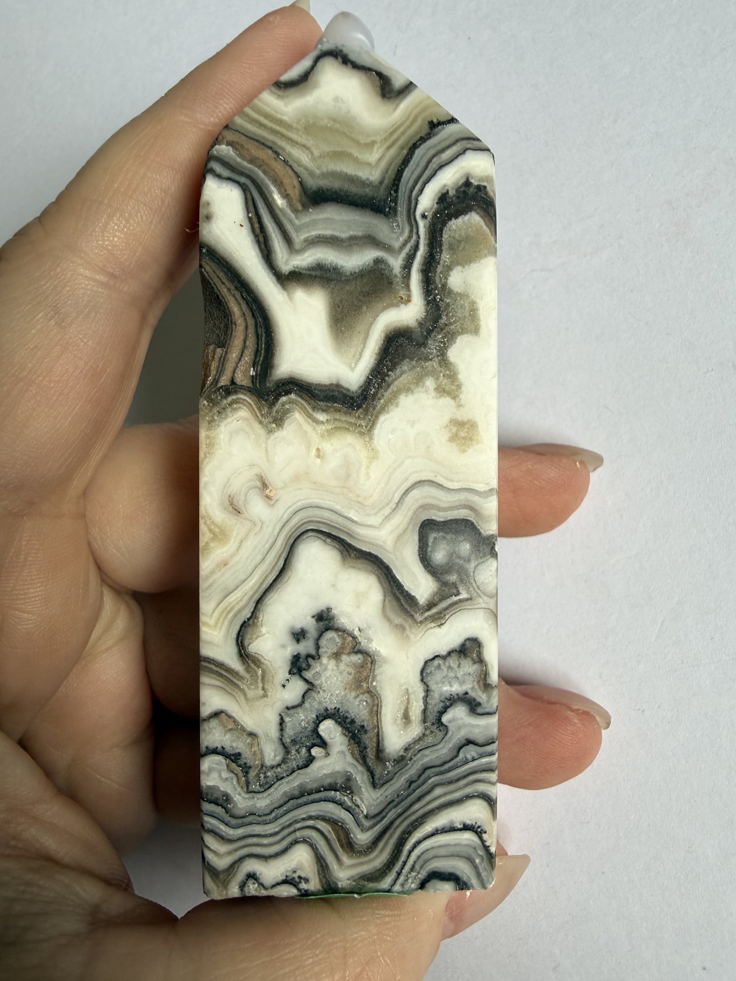 Banded Calcite Tower