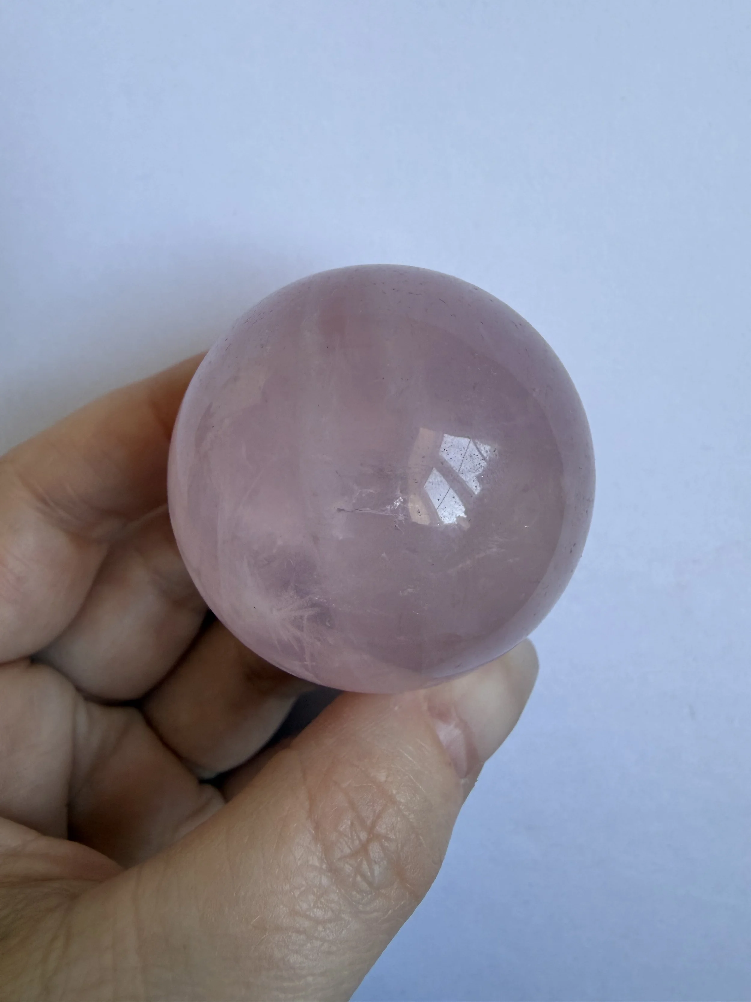 Gemmy Rose Quartz with Asterisms