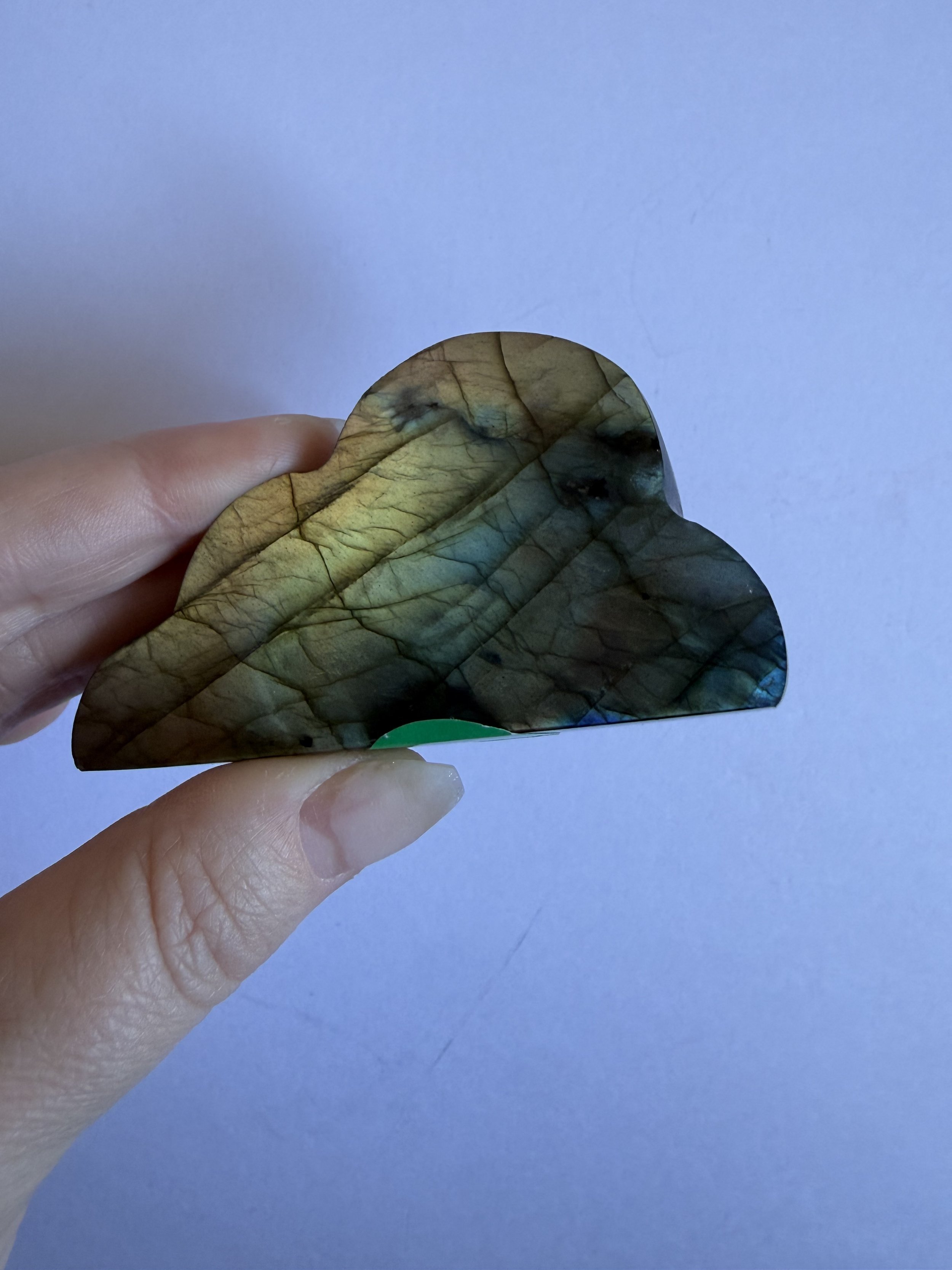 Labradorite Cloud B Green/Gold Flash