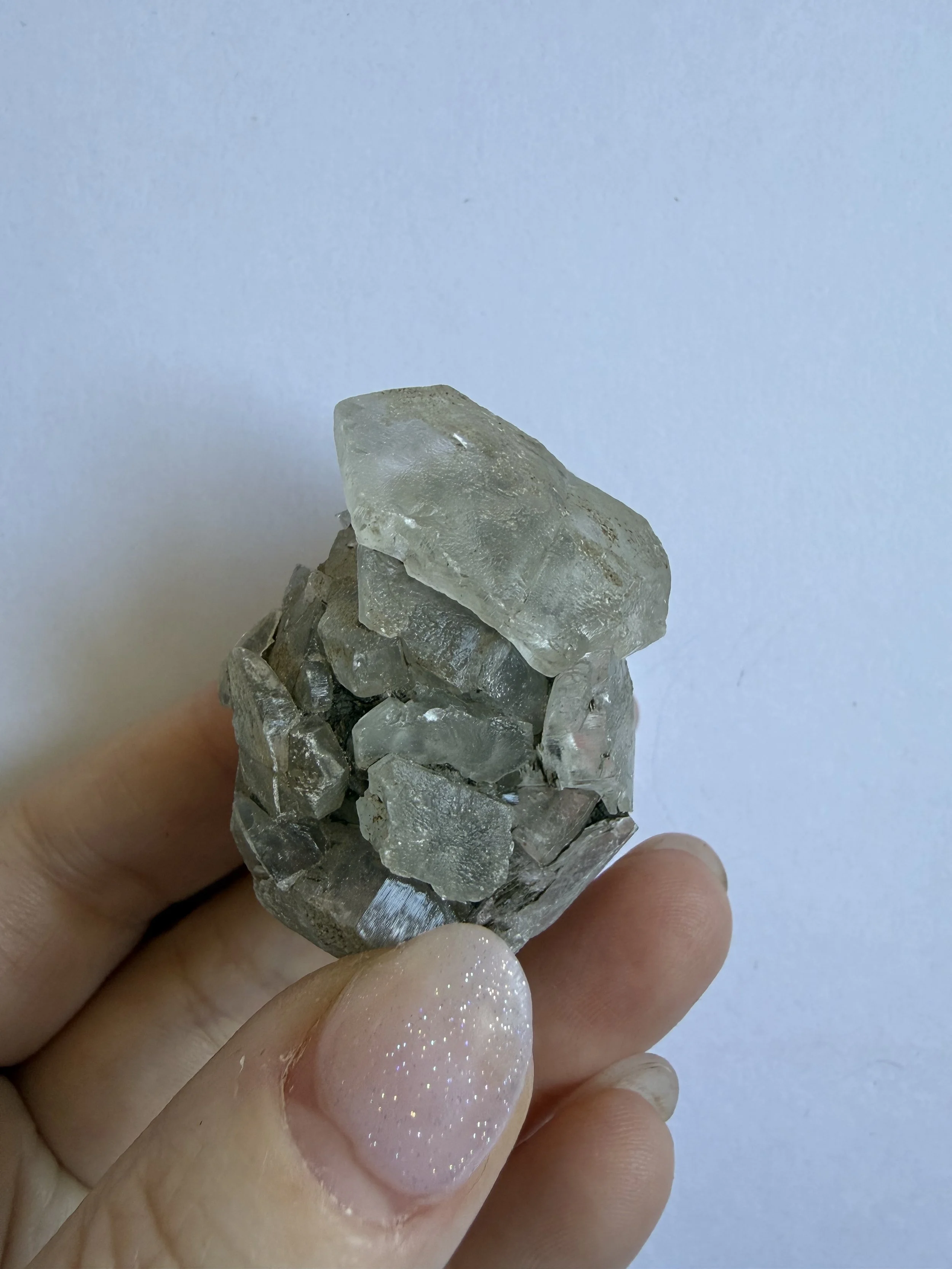 Isle of Sheppey Selenite Cluster (B) - UK Locality