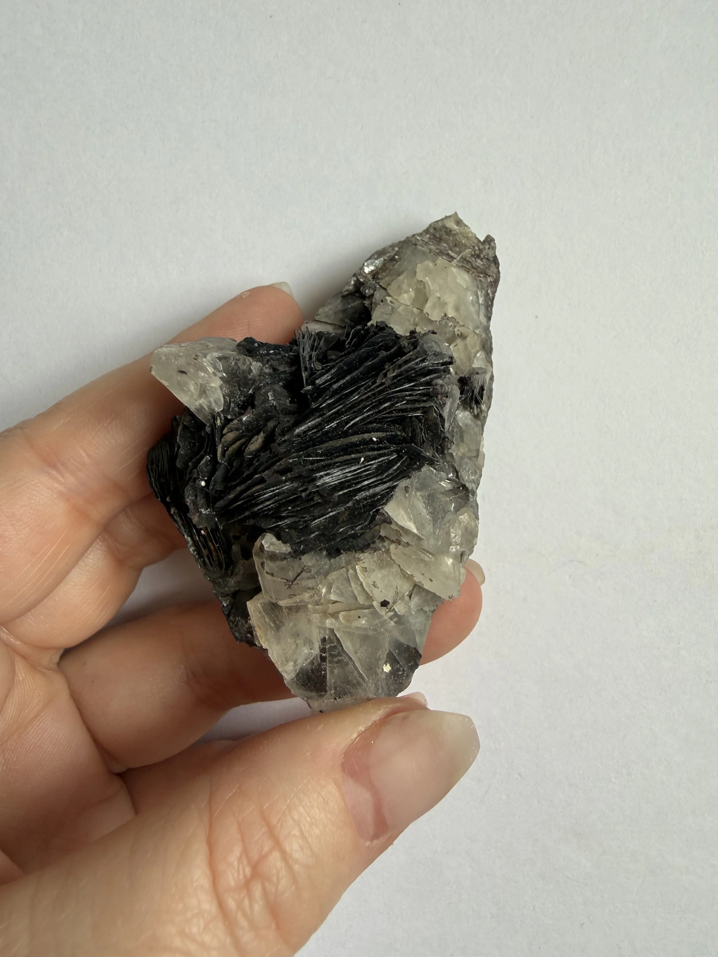 Specularite Hematite on Quartz Specimen