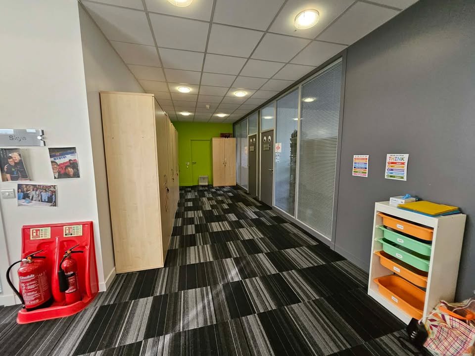 Our wide, accessible corridors are designed with safety and independence in mind. Clear signage, storage, and organised resources ensure the environment remains easy to navigate while supporting daily routines.