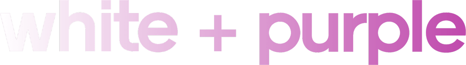 white + purple