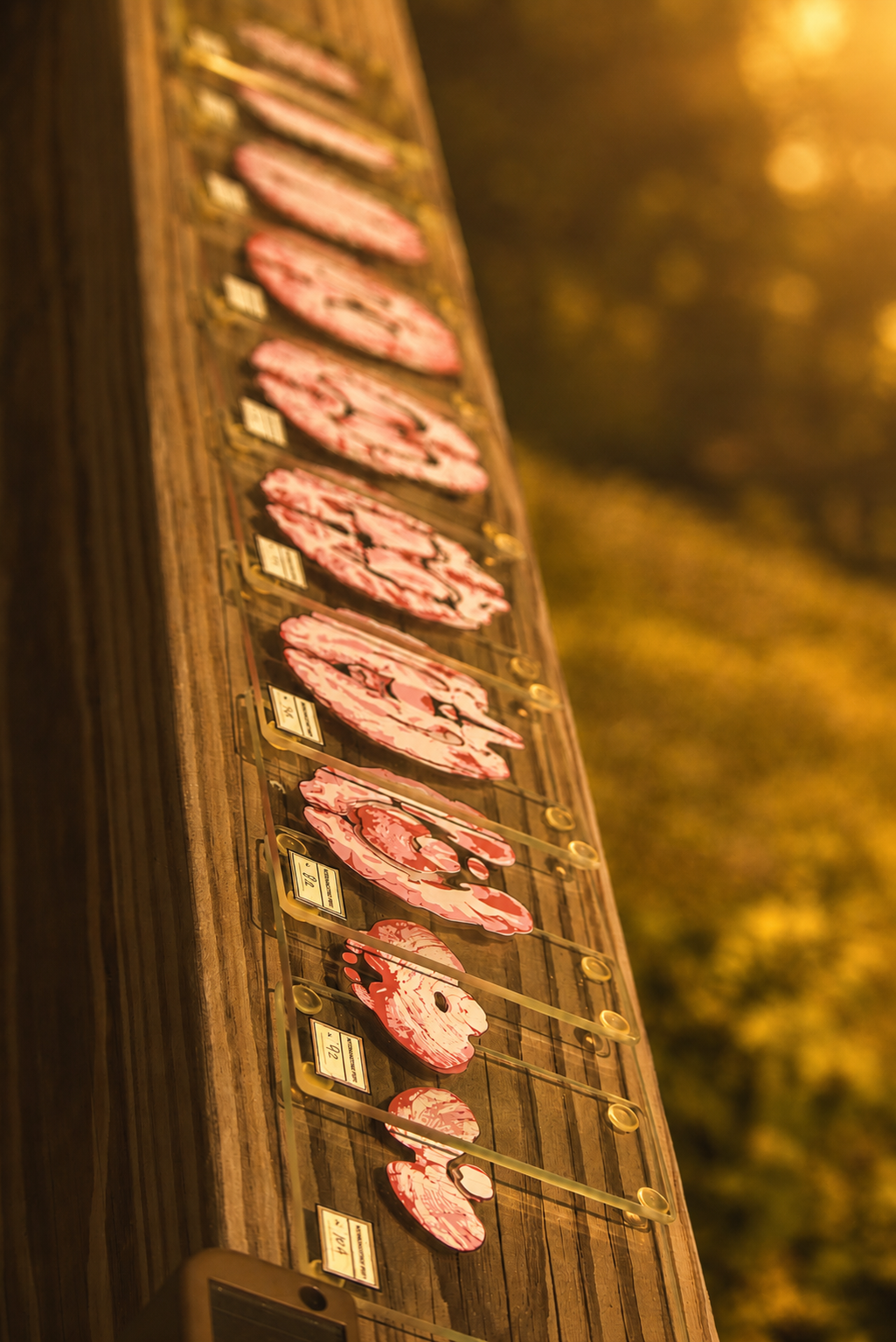 Wooden bridge through a peaceful wooded setting, representing pathways toward healing and growth