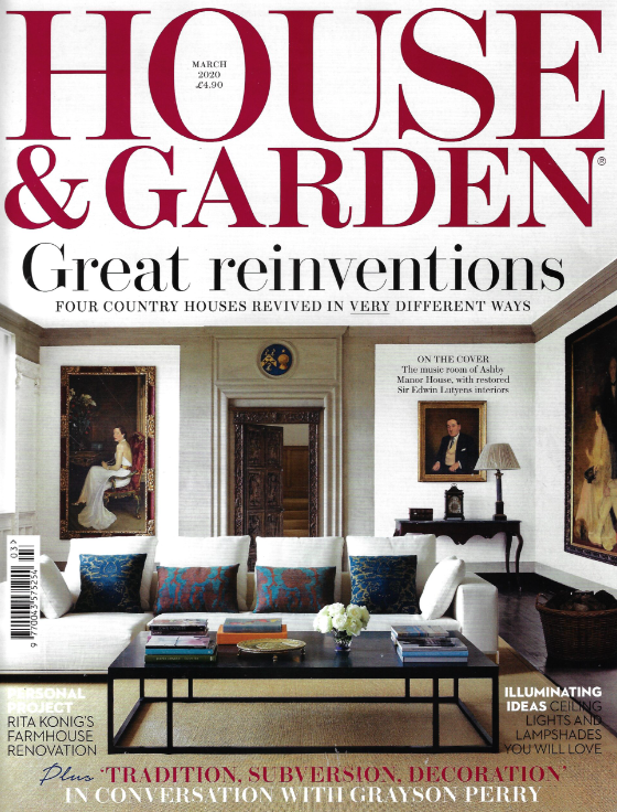 House & Garden March 2020 - featuring Ashby Manor House in Northamptonshire with gardens designed by Daniel Combes