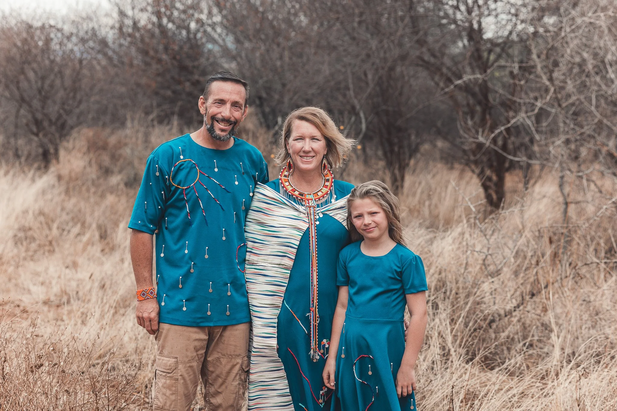 Brian and Heather Dellamater are the founders of Kijani Farm. They are pictured with their daughter, Charleigh.