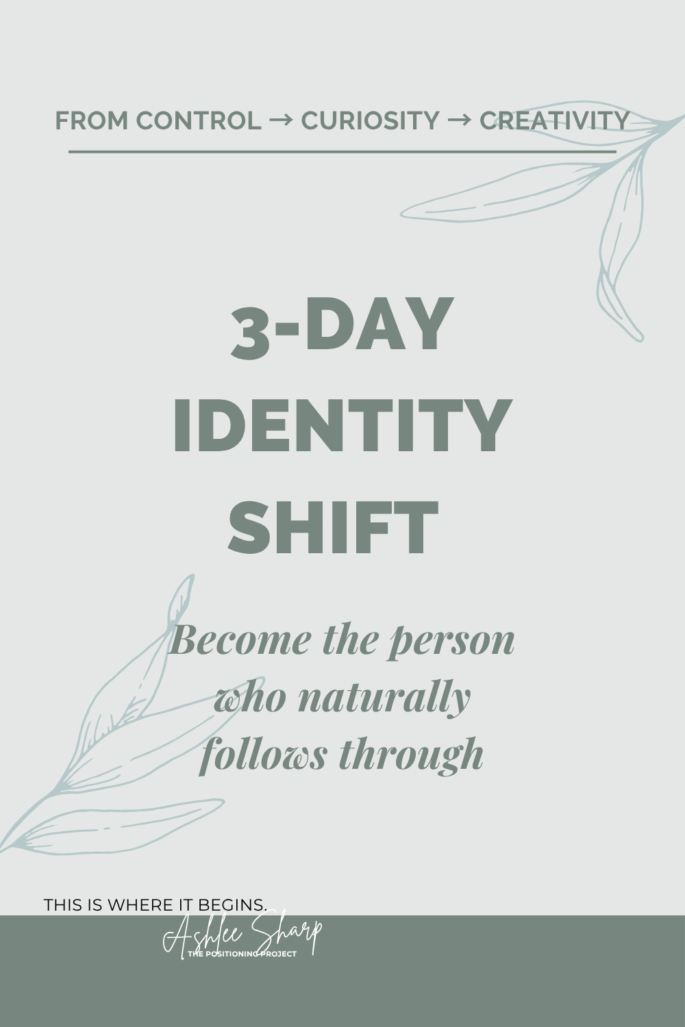 3-Day IDENTITY SHIFT