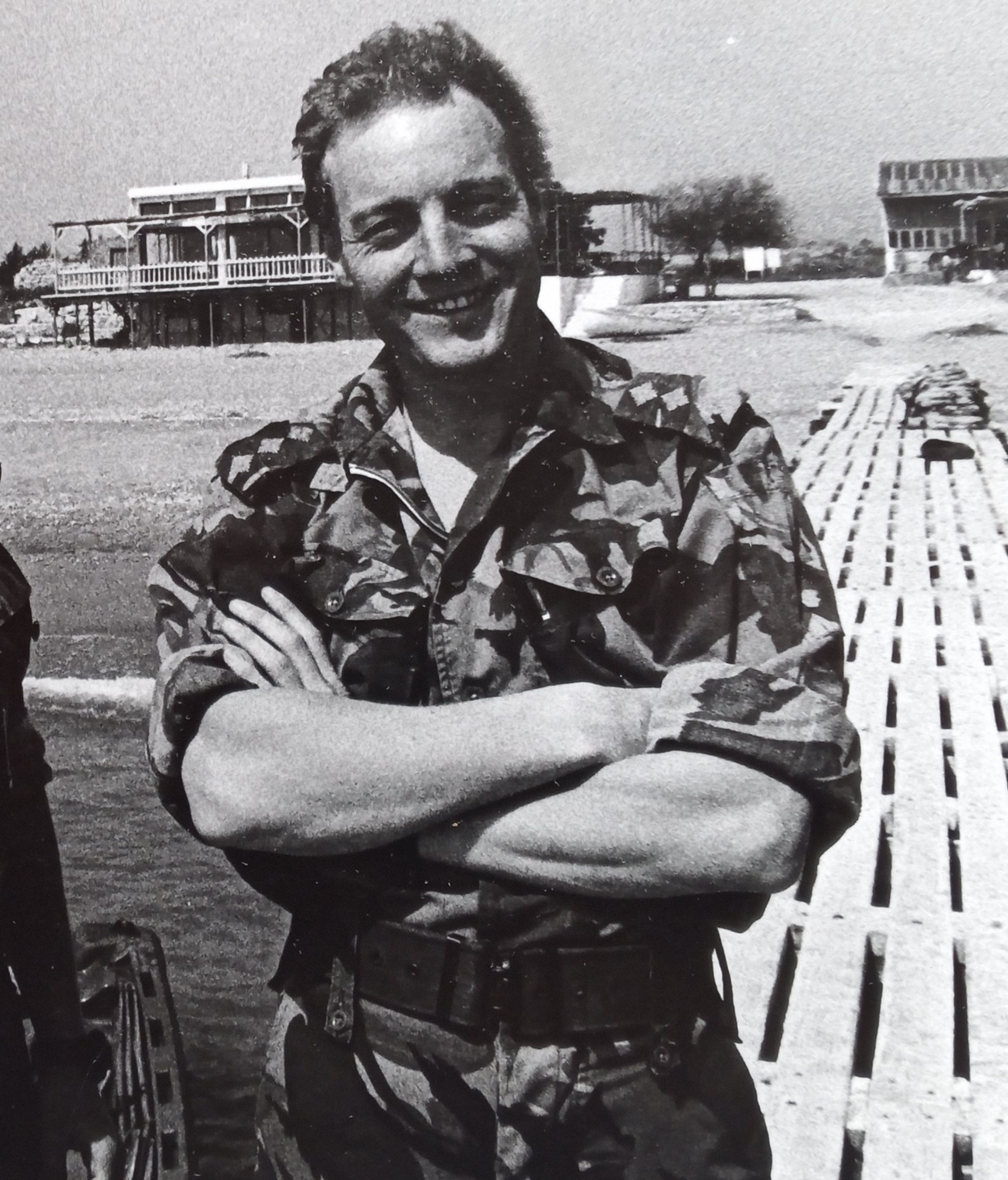 Ross Nichols in his Royal Engineer uniform in Cyprus