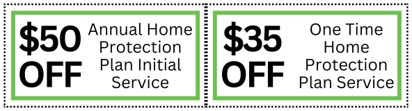 $50 off discount annual pest control plan and $35 off discount one-time service in Elizabethtown KY