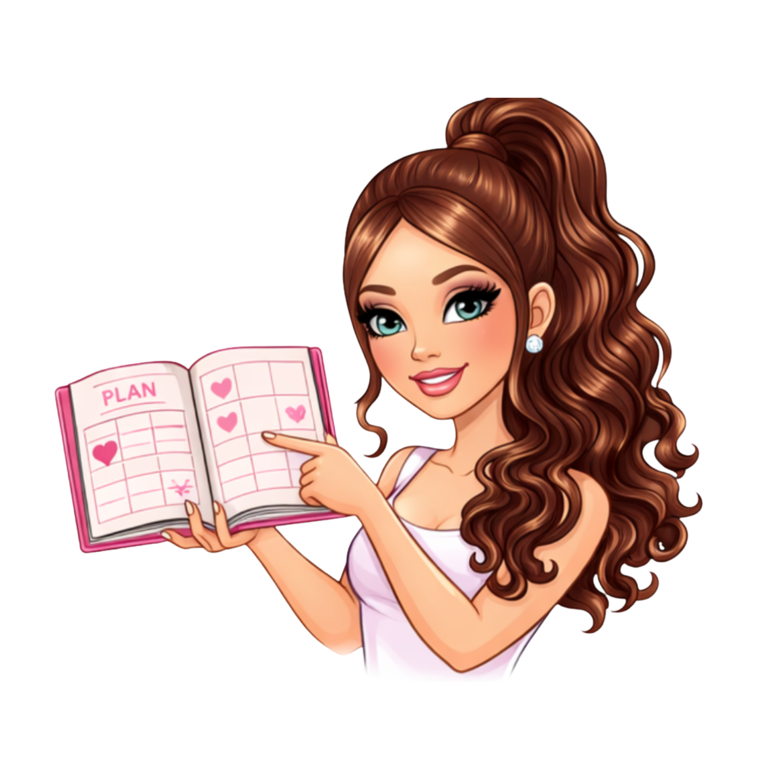 Her Asset Edit planner girl