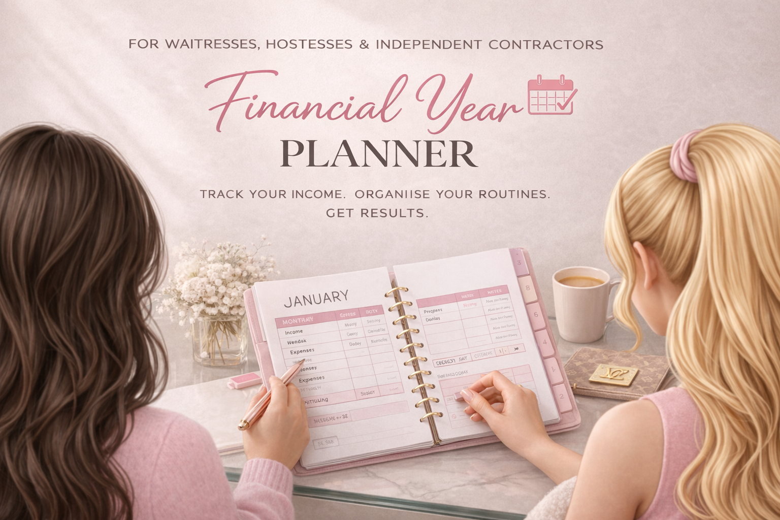 Annual Income, Expenses & Job Tracker - THE WAITRESS DIARIES