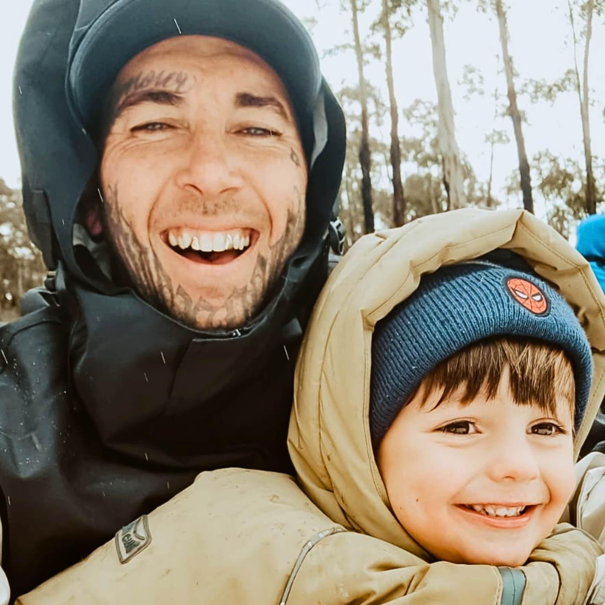 Host Kurtis Ocean of the Current Conversations podcast, with his son