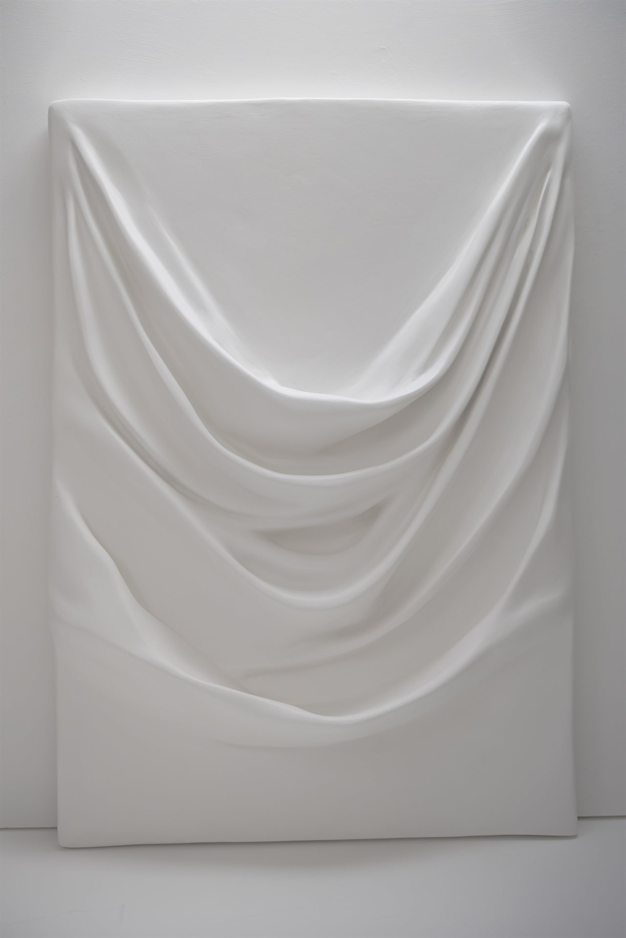 Goddess - fabric and plaster wall sculpture inspired by Greek antiquity